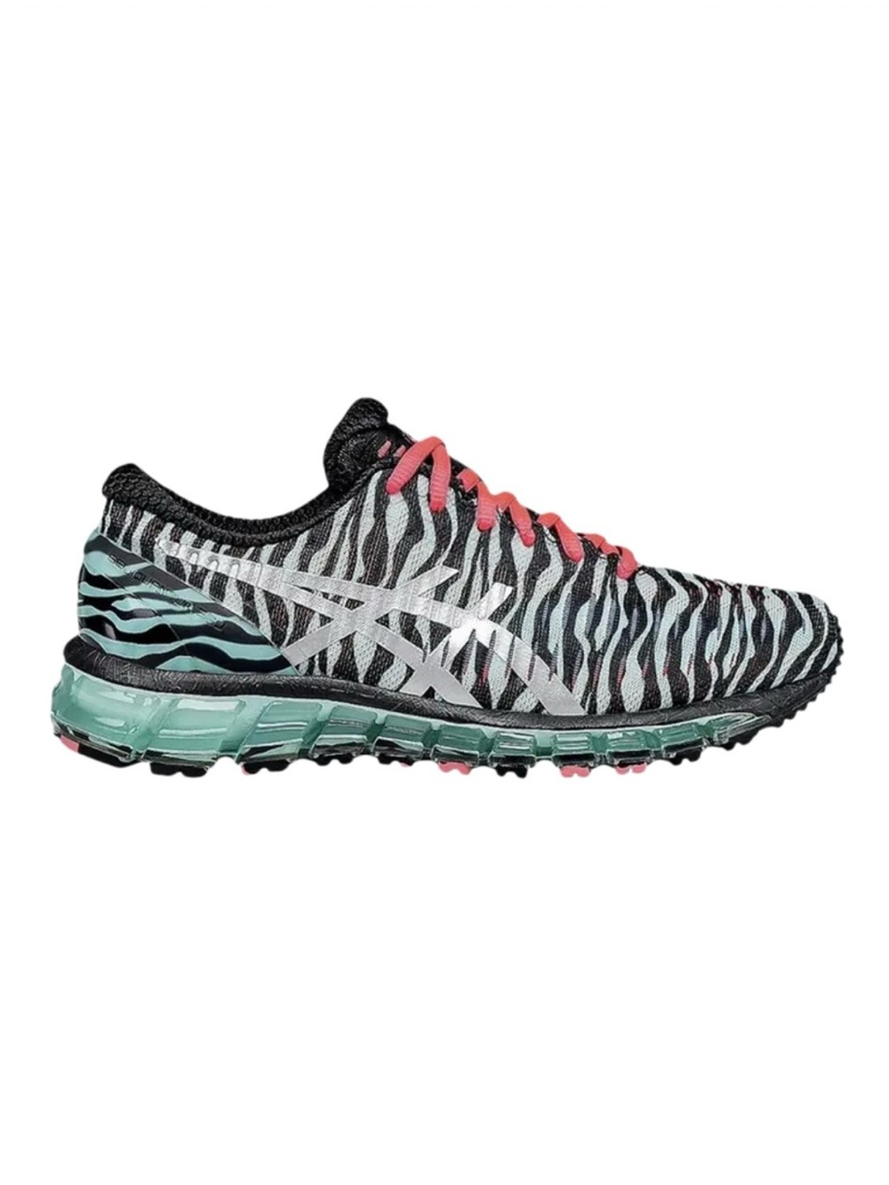 ASICS Gel Quantum 360Women's Running Shoe Sz 7.5 Zebra Lightning Performance